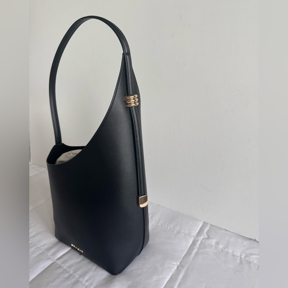 Anne Klein, vegan leather purse, black with cosmetic bag to attach or not NWOT - Picture 1 of 10